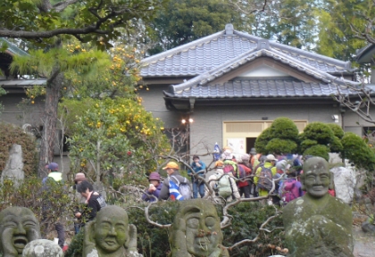 くりはし八福神巡りの様子